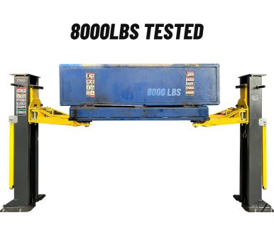 Katool 12,000lbs 2-Post Auto Lift – Single Lock Release Garage Hoist