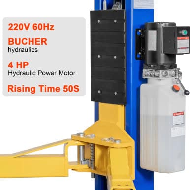WEIZE PLA-1029 12,000lbs 2-Post Car Lift – Professional Garage Hoist