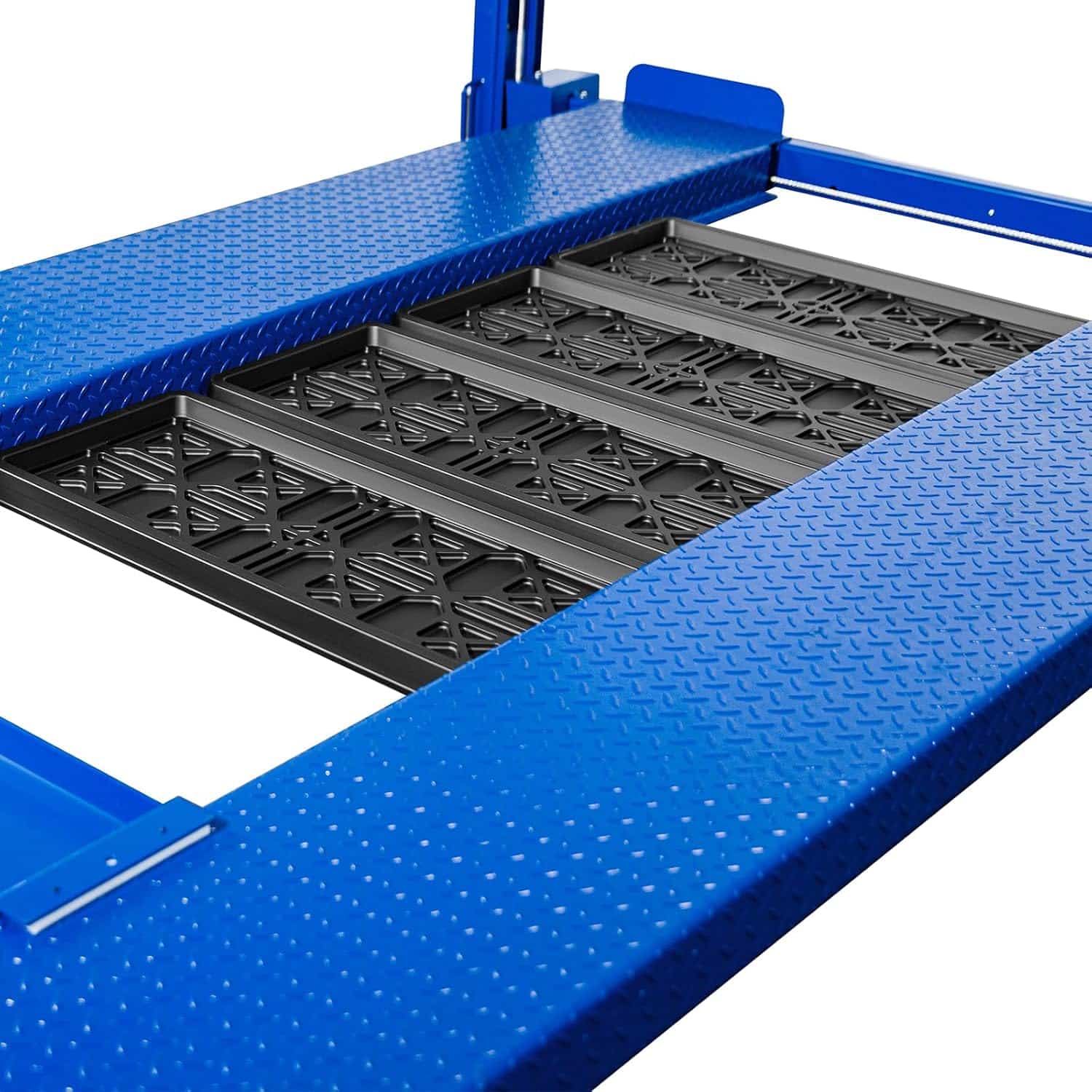 Weize 8500 lbs 4 Post Car Lift with Casters Kits Four Post Parking Lift 4-Post Portable Storage Service Home Parking Lift