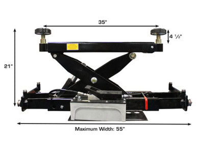 ATLAS RJ-8000 Air/Hydraulic Center Rolling Jack