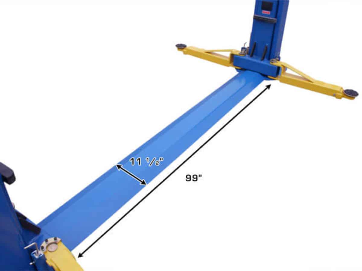 Atlas BP8000 8,000 lb Baseplate 2-Post Car Lift