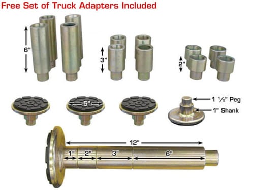 Atlas BP8000 8,000 lb Baseplate 2-Post Car Lift