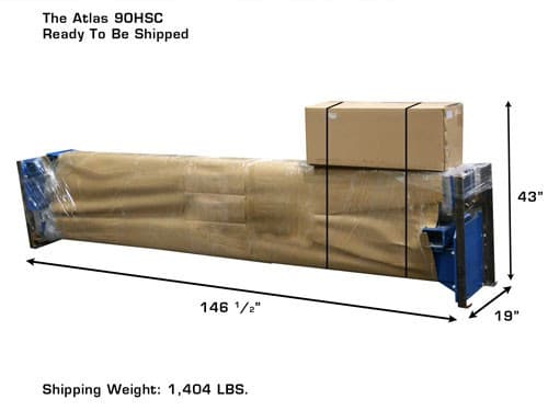 Atlas 9OHSC (SS) 9,000 lb Overhead 2-Post Car Lift