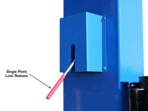 Atlas BP12000 12,000lbs 2-Post Bottom Plate Car Lift