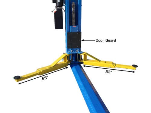 Atlas BP12000 12,000lbs 2-Post Bottom Plate Car Lift