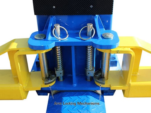 Atlas BP12000 12,000lbs 2-Post Bottom Plate Car Lift