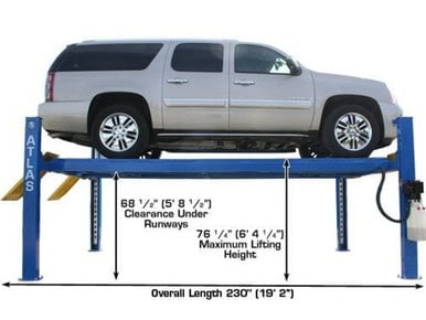 ATLAS 412A Commercial Grade Alignment Lift 12,000 Lbs. Capacity