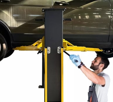 Katool 12,000lbs 2-Post Auto Lift – Single Lock Release Garage Hoist