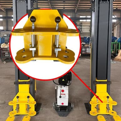 PMRL-200 8000 Lbs Test Portable Two-Post Garage Lift 2 Post Lift Car Lift Auto Lift