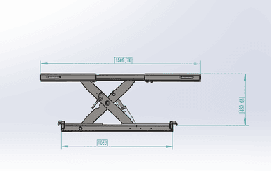 Katool Rolling Jack 5000 lbs. Lifting Capacity Fits 4-Post lift