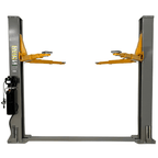 Triumph NT9, 9,000 lb 2 Post Lift - Low Ceiling Front View High Arms