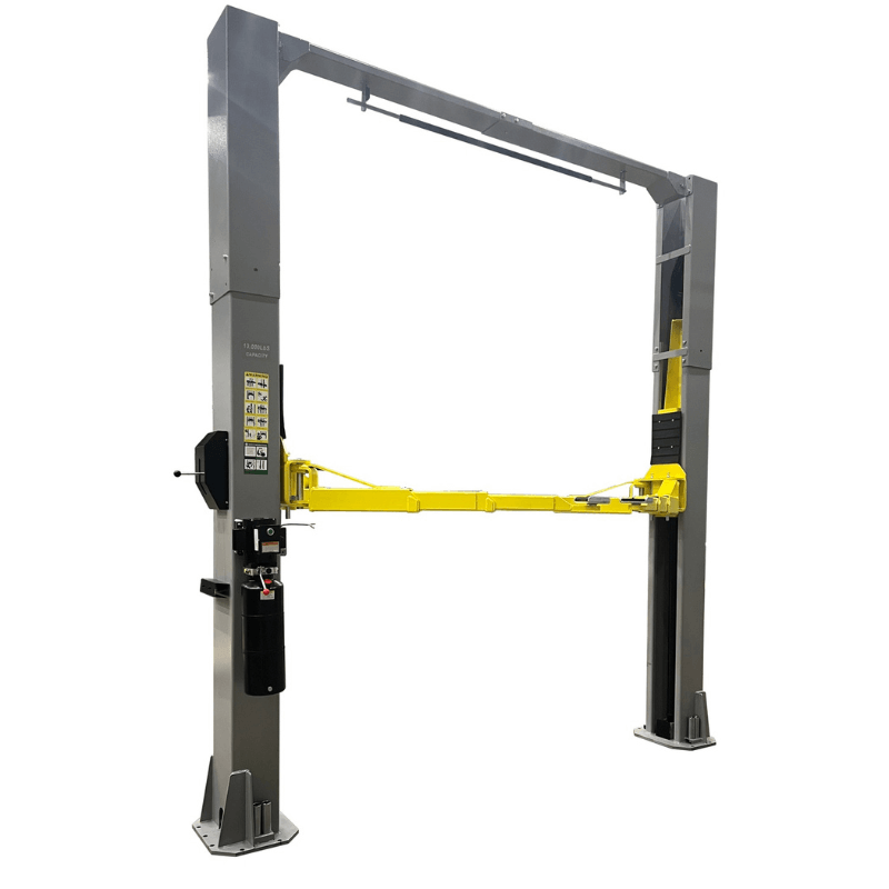 NTO-13A 13,000 lb Two-Post Auto Lift Side View