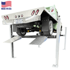 Triumph USA8000 8,000lb With car Back View Lifting High