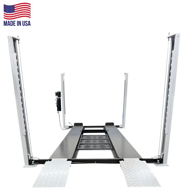 Triumph USA8000 8,000lb 4 Post Lift - Made in USA Front View without a car