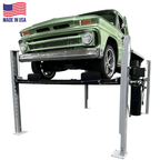 Triumph USA8000XLT 8,000lb 4 Post Lift - Made in USA Side View with Car