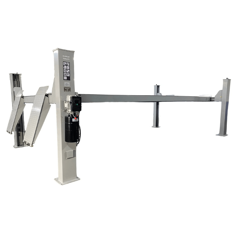 16,000 lb 4 Post Car Lift Triumph NTR-16 Side View