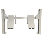 Triumph NTR-16 16,000 lb 4 Post Car Lift Front View Fold ramps