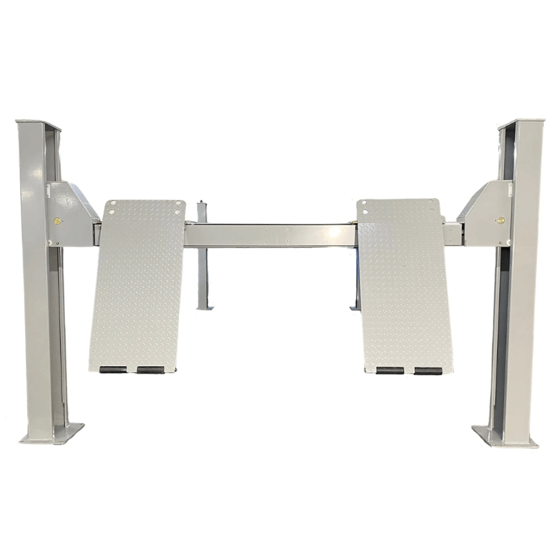 Triumph NTR-16 16,000 lb 4 Post Car Lift Front View Fold ramps