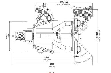 iDEAL MSC-6KLP 6,000 lb. Low Profile Mobile Single Post Lift - Black Edition