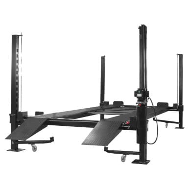 APlusLift 11,000LB 4-Post Portable Parking Storage Service Car Lift - HW-4P11S