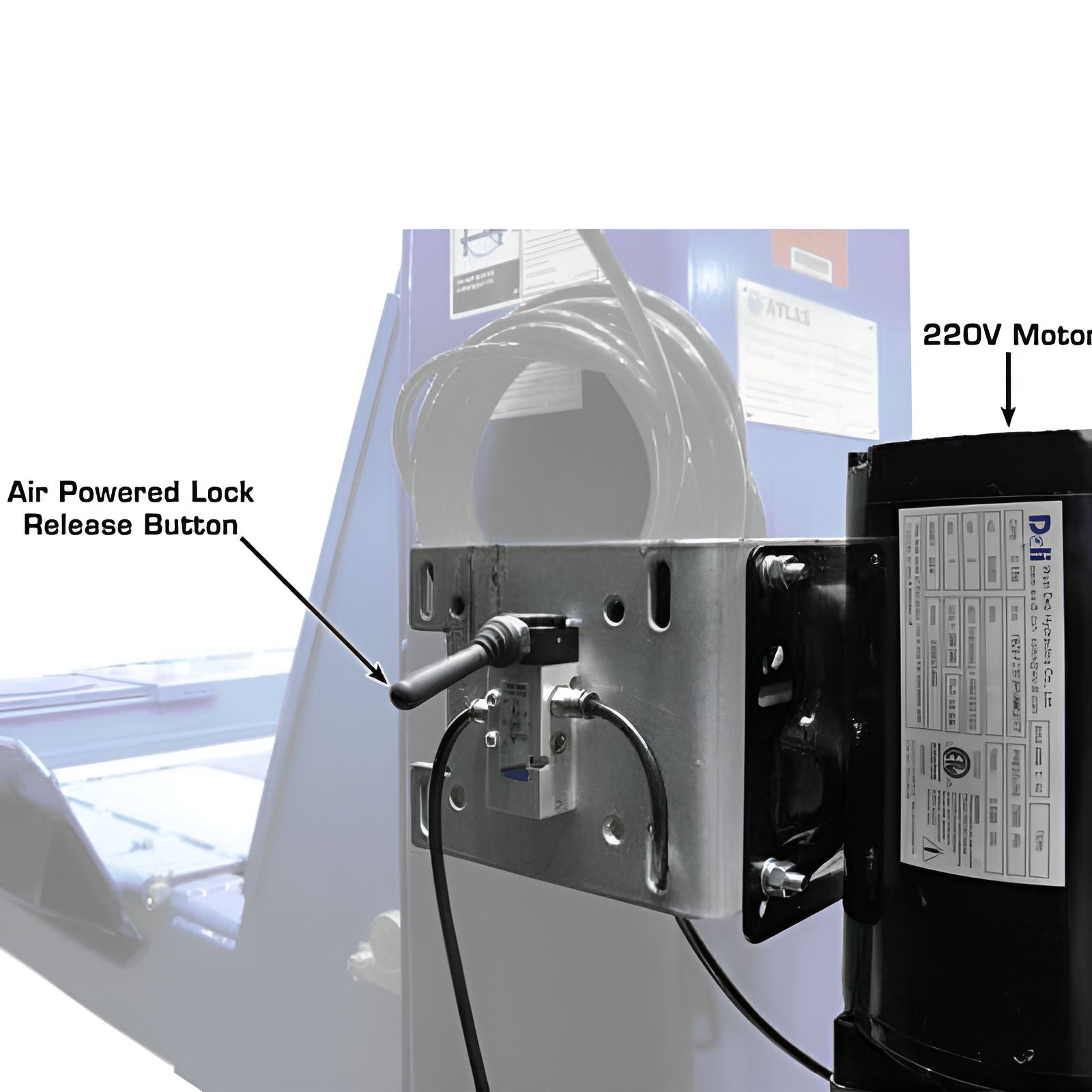 Atlas PVL14OF-EXT, 14,000 lb Alignment Lift - Open Front, ALI Certified