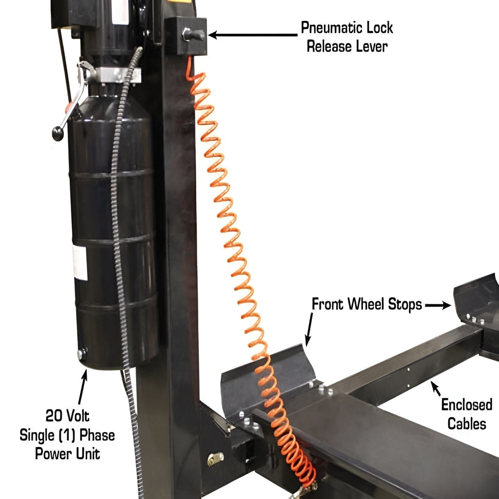 Atlas PRO7000ST, 7,000 lb 4 Post Lift - Extra Tall