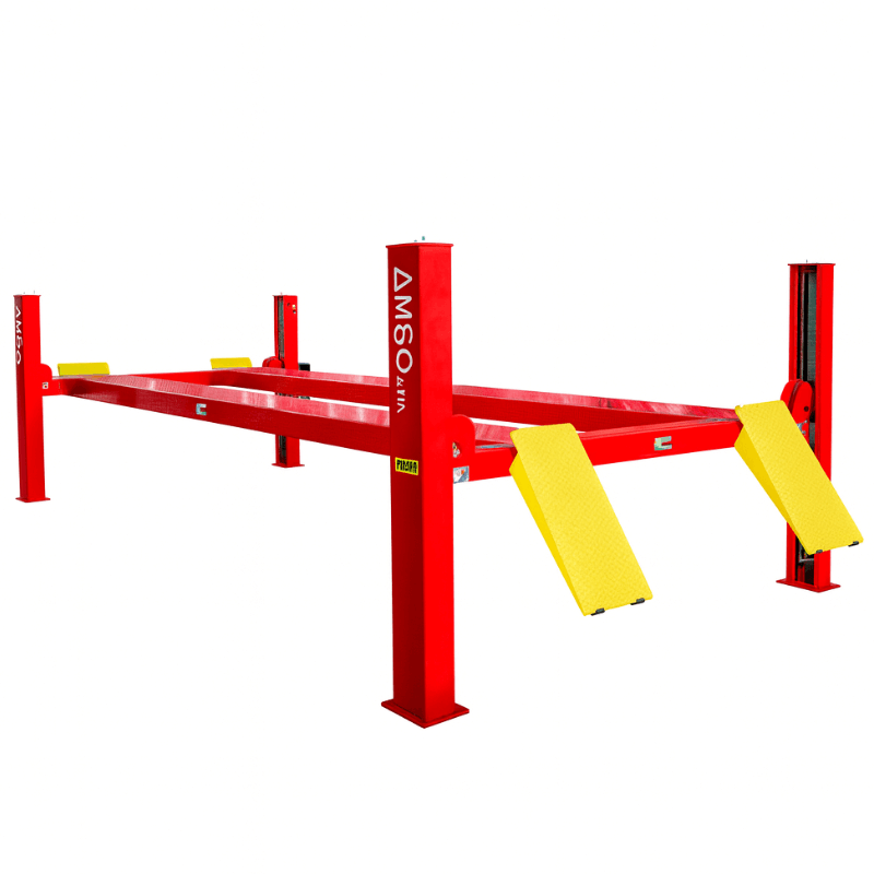 Amgo PRO-14E 14,000lb 4 Post Car Lift - Extra Long