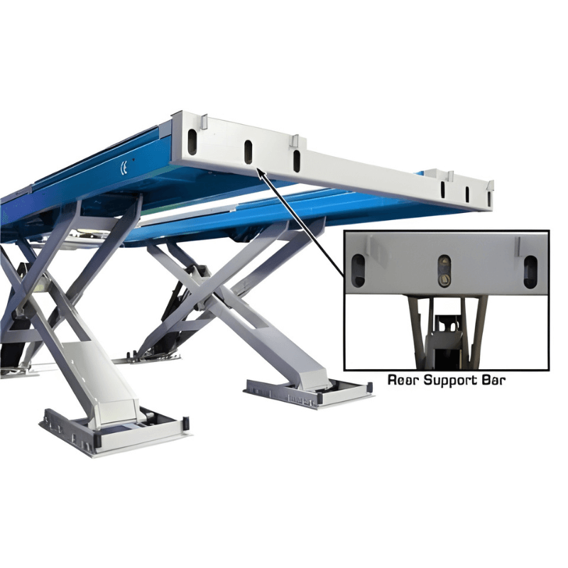 Atlas 12ASL Alignment Scissor Lift w/ (2) RJ-6 Rolling Jack Combo