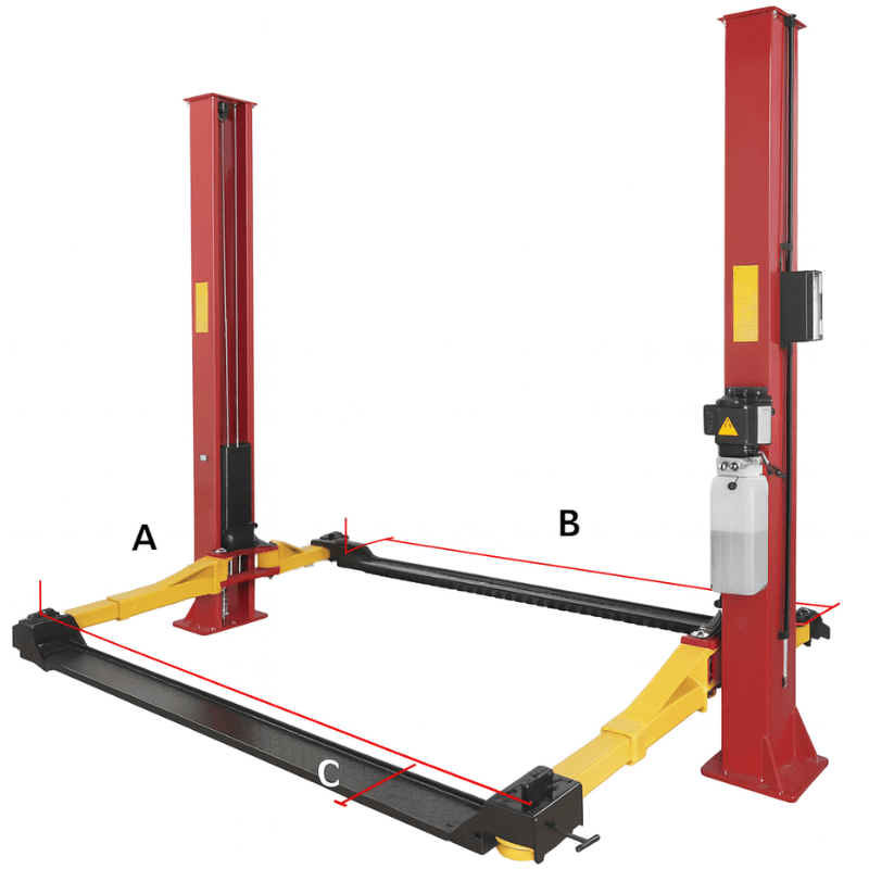 Amgo OHX 10 10,000lb 2 Post Car Lift