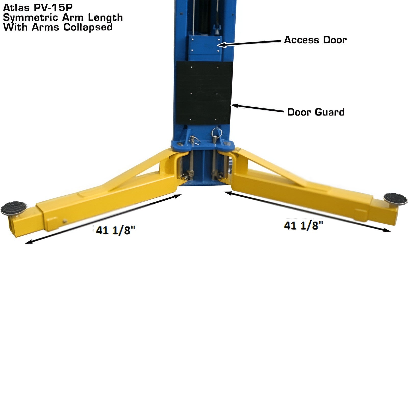 Atlas PV15PX 15,000lb 2 Post Lift - Adjustable Height