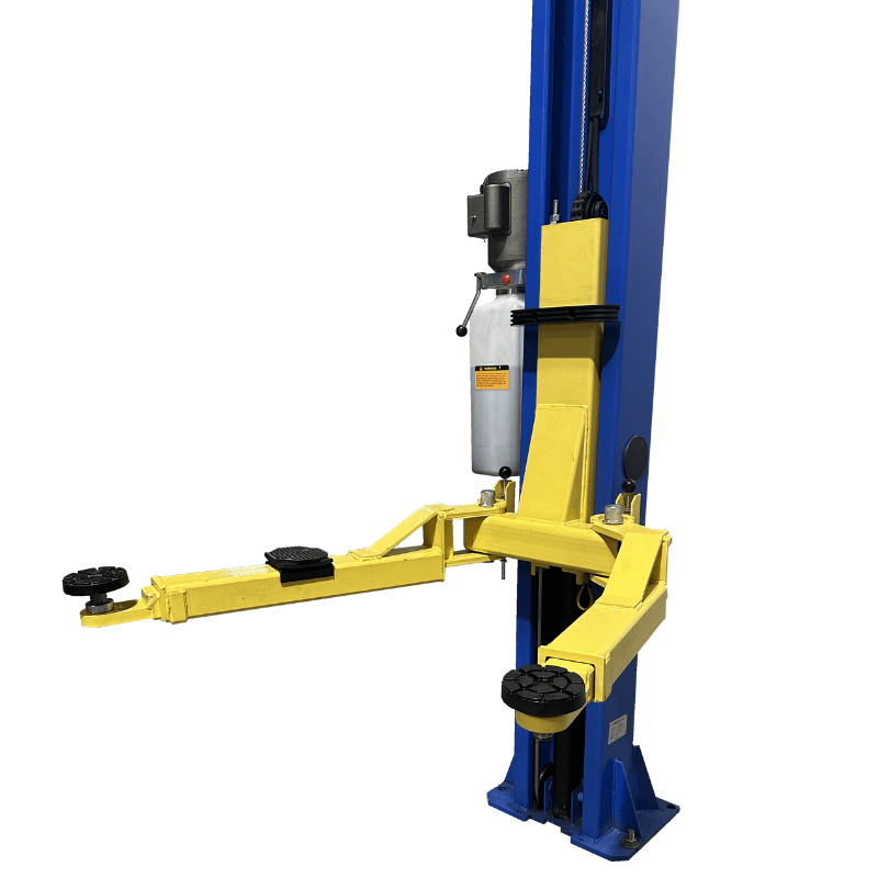 TP9KACX 9,000lb 2 Post Car Lift Clear Floor - Asymmetric