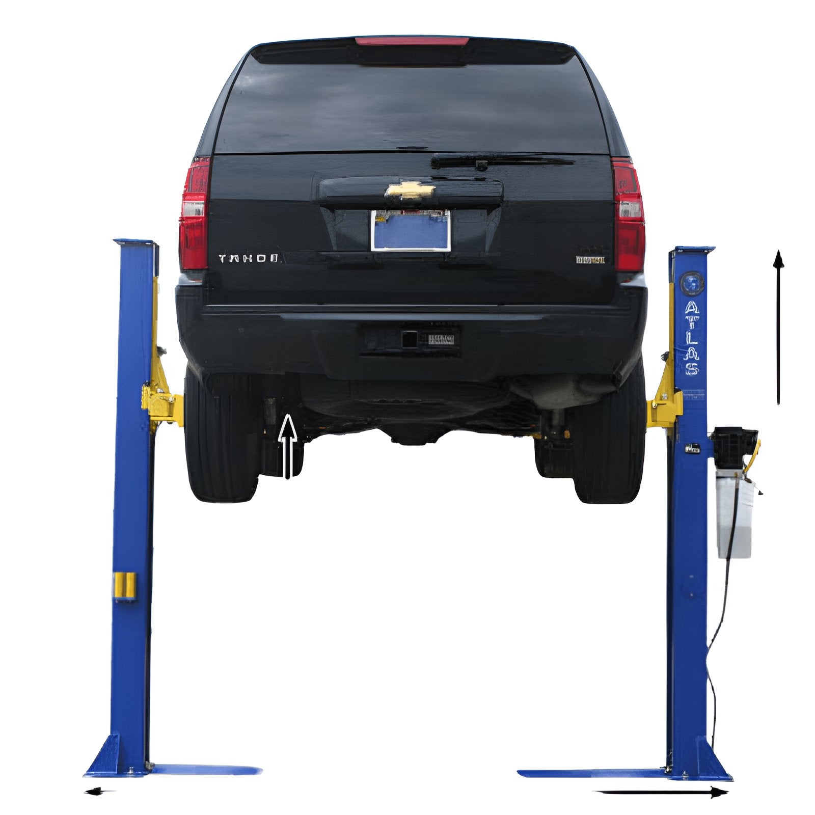 Atlas 9KBP 9,000lb 2 Post Lift w/ Lawn Mower Adapter