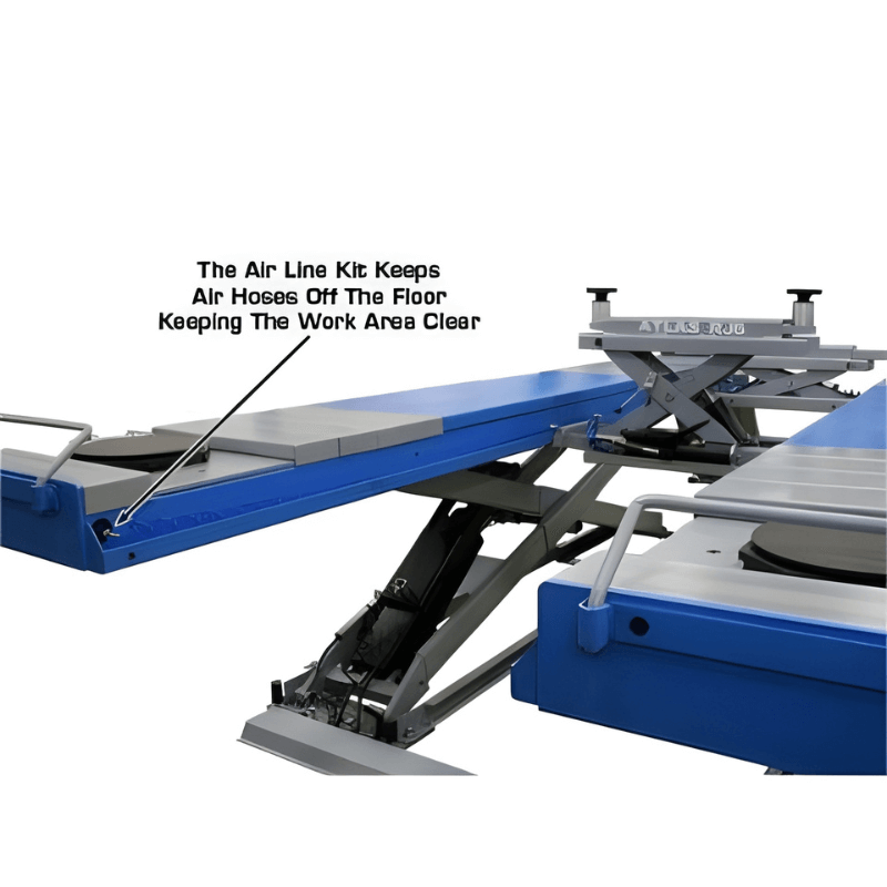 Atlas 12ASL Alignment Scissor Lift w/ (2) RJ-6 Rolling Jack Combo