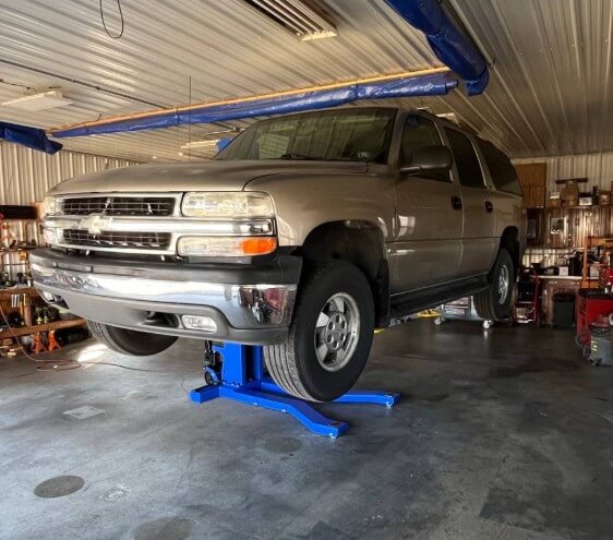 MSC-6KLP 6,000lb Single Post Car Lift - Portable
