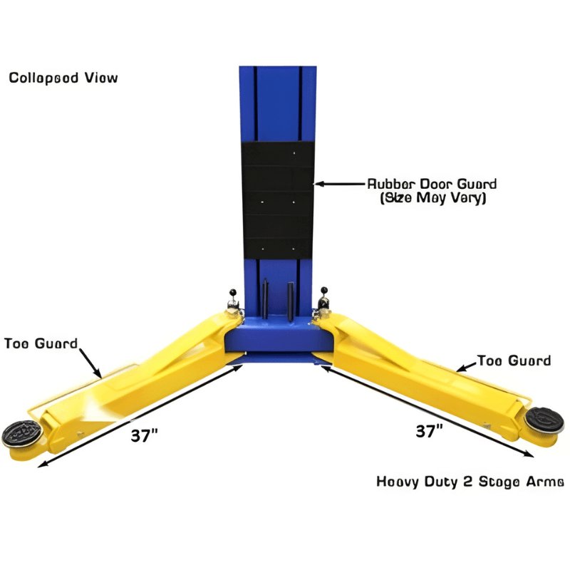 Atlas OHX10000X 10,000 lb Extra Tall 2-Post Lift