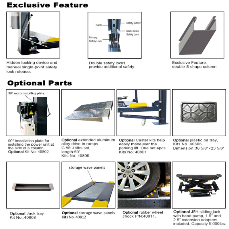 Amgo 408 P 8000lb Vehicle Storage Lift