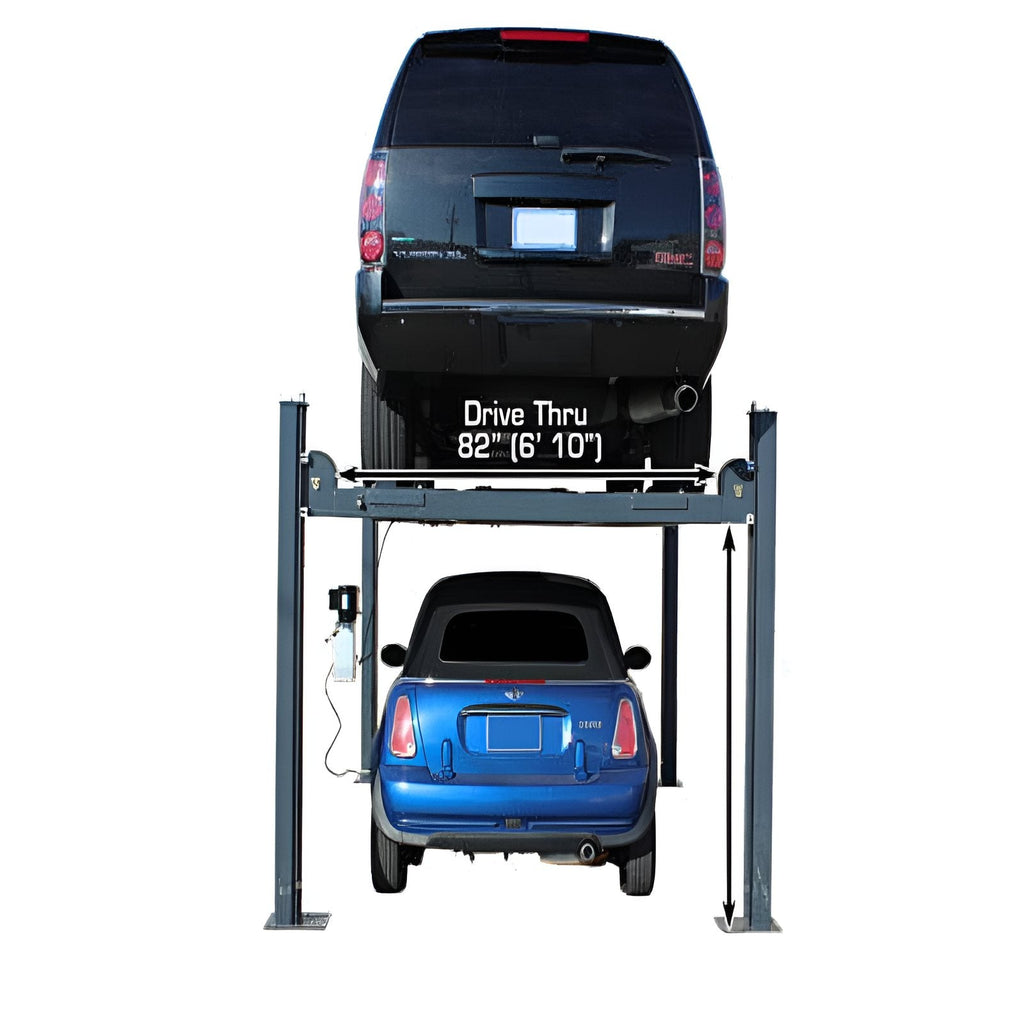 Atlas 408 SL 8,000lb 4 Post Vehicle Storage Lift - Super Deluxe