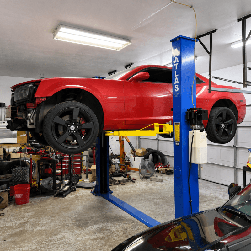 Atlas 9KBP 9,000 lb 2 Post Lift - Low Ceiling