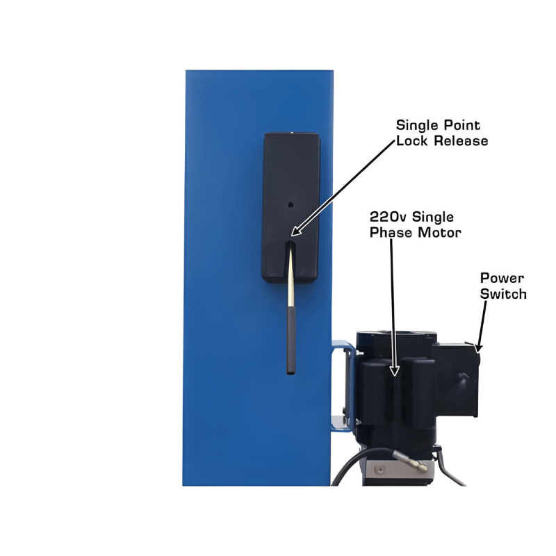 Atlas BP8000, 8,000 lb 2 Post Lift - Low Ceiling
