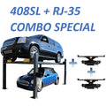 Atlas 408SL 4 Post Lift + (2) ProJack35 Sliding Jack Combo
