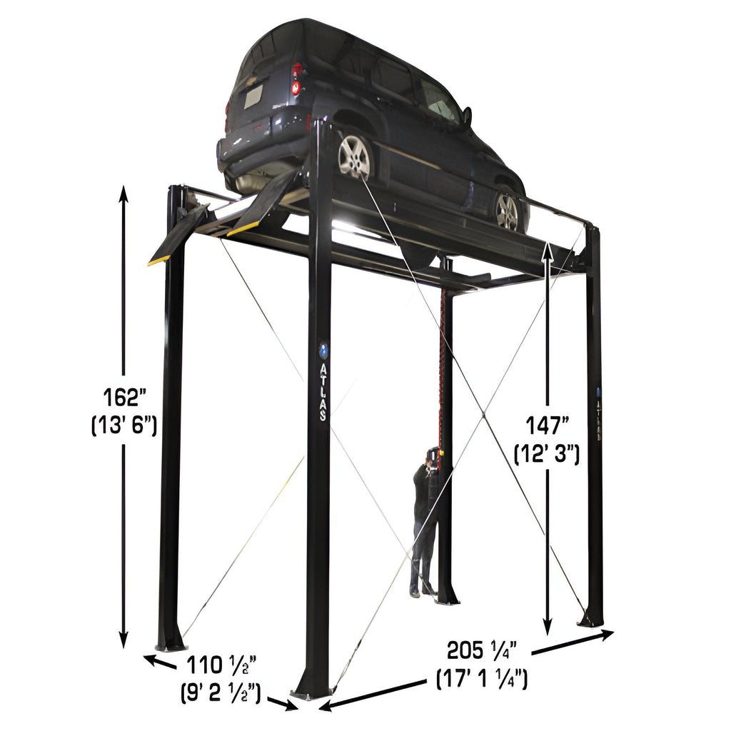 Atlas PRO7000ST, 7,000 lb 4 Post Lift - Extra Tall