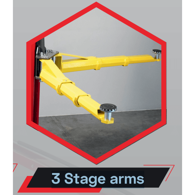 Krebs KB10 10,000lb 2 Post Lift - Adjustable Width; ALI Certified