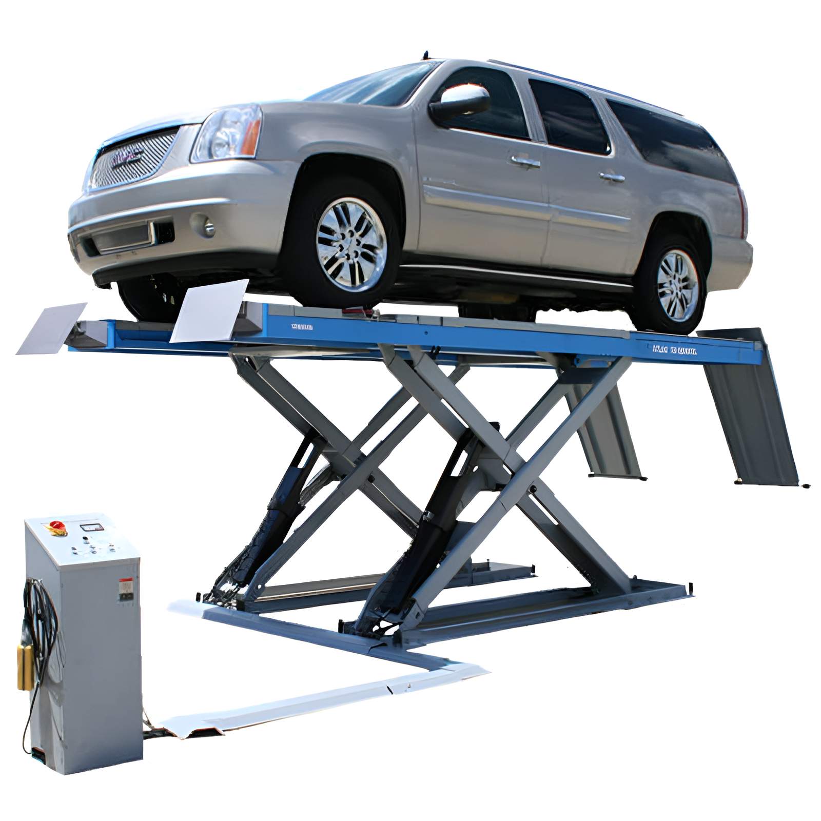 Atlas 12ASL Alignment Scissor Lift w/ (2) RJ-6 Rolling Jack Combo