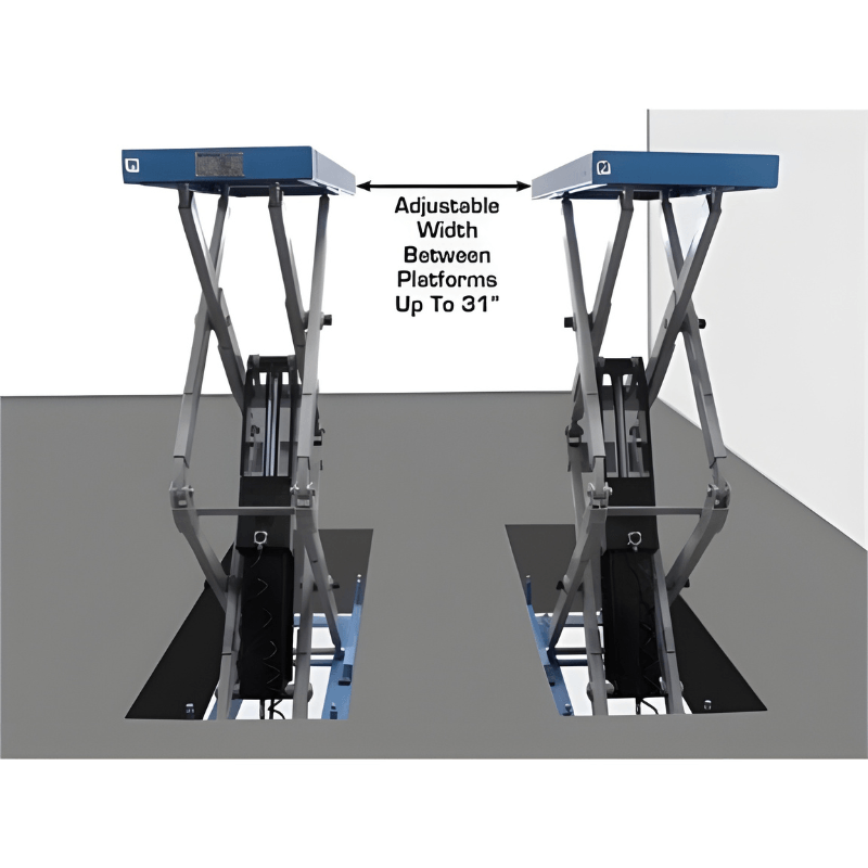 Atlas FM9SL 9,000 lb In Ground Lift - Full Rise