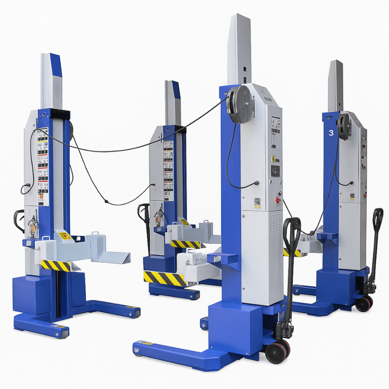 Ideal MSC-13K-B-452, 13,000lb Mobile Column Lift (4-pack)