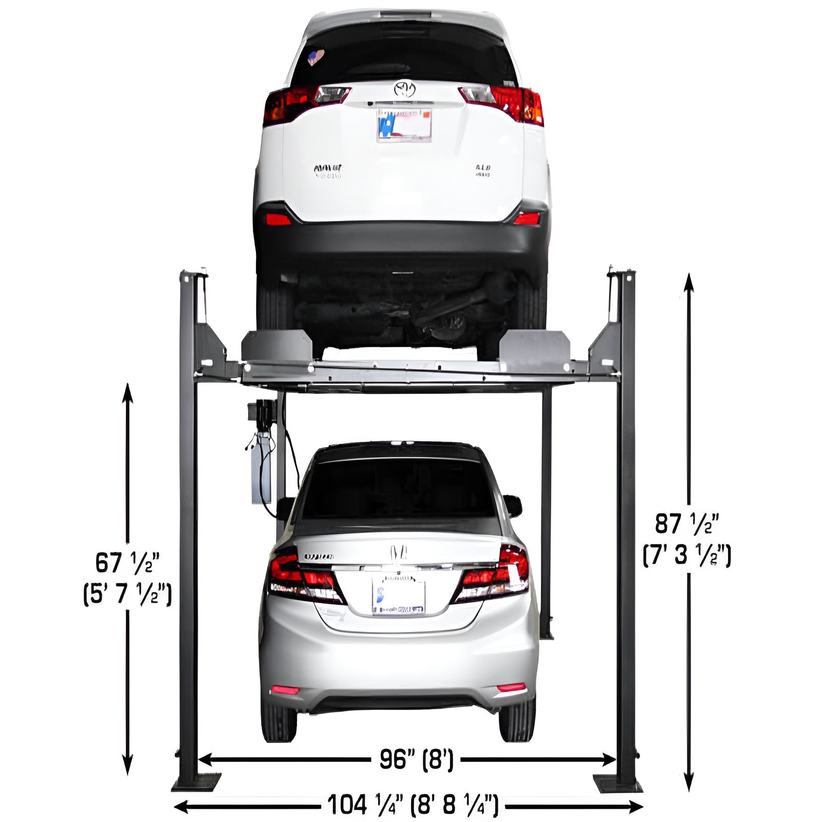 Atlas APEX 8 4 Post Lift + (2) ProJack35 Sliding Jacks Combo