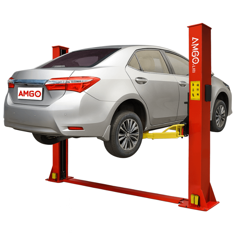 Amgo BP-9, 9000 lb 2 Post Car Lift - Low Ceiling