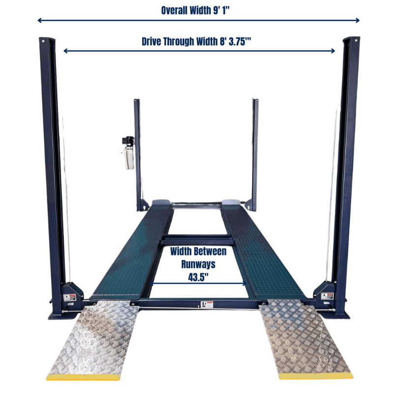 Eagle MS-8000-XLT 8000lb 4 Post Storage Car Lift