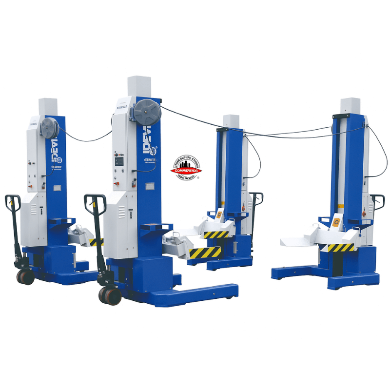 Ideal MSC-18K-X-472 18,000lb Mobile Column Lift (4-Pack) ALI Certified