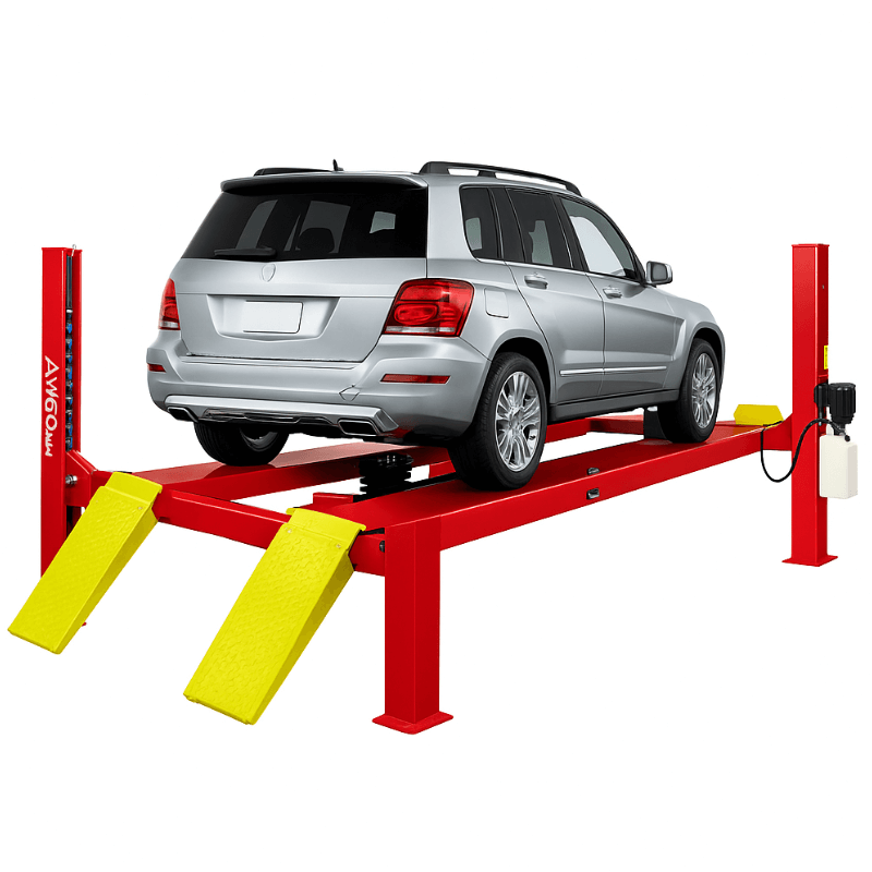 Amgo PRO-14E 14,000lb 4 Post Car Lift - Extra Long